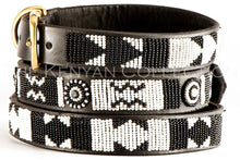 Load image into Gallery viewer, TKC Ebony and Ivory Belt Wide Width - Brass Buckle