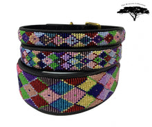 Load image into Gallery viewer, *&quot;Posey Argyle&quot; Beaded Dog Collar