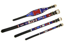 Load image into Gallery viewer, &quot;Red White Blue&quot; Beaded Dog Collar