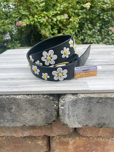 TKC Daisies Beaded Belt Wide Width