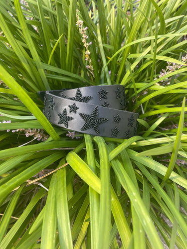 TKC Black Stars Belt - Wide Width - Brass Buckle
