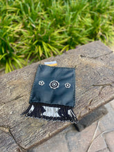 Load image into Gallery viewer, TKC Beaded Fringe Black Leather Pouch - Exceptional Equestrian 