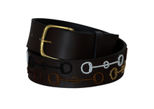 Load image into Gallery viewer, TKC Multi Earth Bits Belt in Wide Width - Brass Buckle