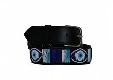 Load image into Gallery viewer, TKC Evil Eye Wide Width Belt - Brass Buckle