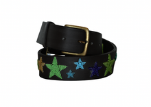 Load image into Gallery viewer, TKC Peacock Stars Belt - Wide Width