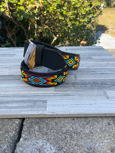 TKC Cassidy Beaded Belt Wide Width The Aztec Collection - Silver Buckle
