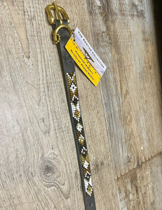 "Earth Argyle" Beaded Dog Collar - Exceptional Equestrian 