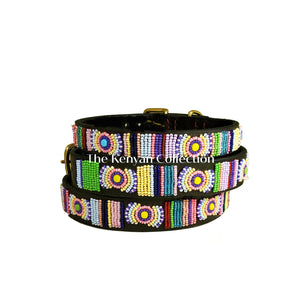 *"Posey" Beaded Dog Collar