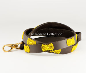 "Sunshine" Beaded Dog Lead