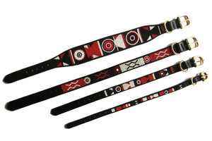 "Maasai Shield" Beaded Dog Collar