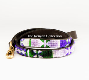 *"Yesterday, Today, Tomorrow (YTT)" Beaded Dog Lead