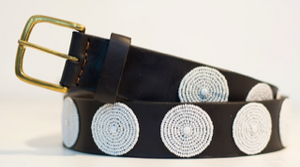 *White Disc Belt 1 1/2 Wide